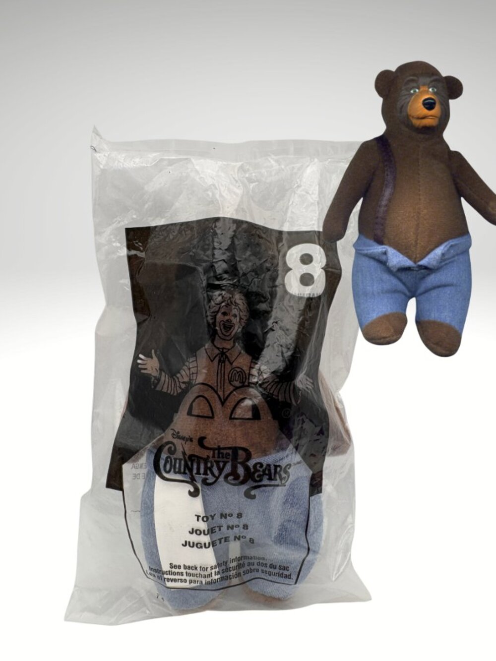 NEW SEALED Disney Country Bears 2002 Fred Bedderhead McDonalds #8 (SKU: 922TO)